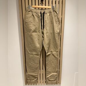 Zanerobe Men's Khaki Chinos with Black Drawstring